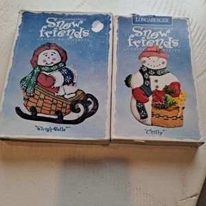 Longaberger vintage cookie molds new in the box